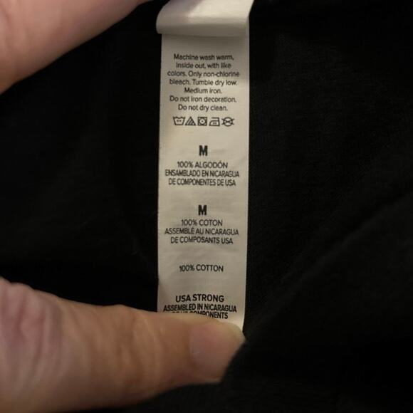 Starbucks Unisex Size M Employee Tee T Shirt V Neck Coffee - Picture 4 of 4